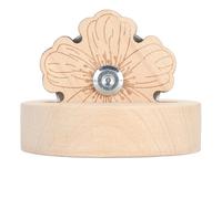 Outil Coupe-Fil Polyvalent Efficace et Sûr de Table avec Économiseur de Lame et Support Antidérapant pour Quilting, Couture, Artisanat, Bois de Hêtre, Lame SK5 en Acier à Haute (Fleur de pêche)