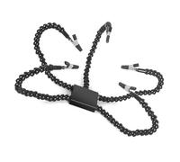 Outil d ' aide à la soudure avec bras à col de cygne flexible pour des travaux de réparation détaillés, fabrication de bijoux, outil de soudure de troisième main à usage professionnel
