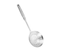 Outil d ' écumoire de cuisson de crépine de mailles en acier antirouille de qualité professionnelle 304 idéal pour égoutter les boulettes de pâtes et l ' outil d ' écumoire de cuisson de bouillon