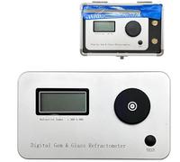 Outil d’identification de testeur de bijoux Refractomètre de bijoux avec écran LCD Outil d’identification de testeur de bijoux Indice de réfraction 1,300-3,000 pour bijoux et diamants