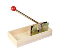 Outil d ' optimisation d ' écrous à base de bois, construction en acier à bords lisses pour noix de cajou, gadget de cuisine du Brésil et coque dure, casse-noix ergonomiques pour noix et noisettes