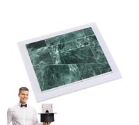 Outil d'accessoire magique - Blocs de puzzle portables, cubes à motifs en matériau PU, bloc de construction à zone constante, tour de magie avec conception de transformation | Accessoire magique profe