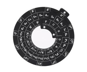 Outil d'accord de Mélodie : Roue d'Accords en Alliage d'aluminium, Apprentissage Musical des Diagrammes de Roue d'Accords de Roue de Quintes, Accords de Maîtrise pour les