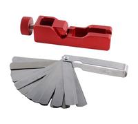 Outil d'achat de bougie d'allumage de précision : jauge en alliage durable | Outil de réglage de l'espace de prise de moteur facile à utiliser, outil mécanique compact pour la réparation, Rouge, Voir