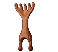 Outil d'acupression en bois pour le cuir chevelu double face manuel. Outils de massage en bois pour la tête le visage les yeux le nez la mâchoire et le cou.