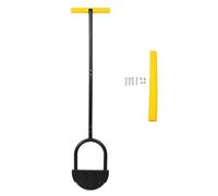 Outil D'adger à la Pelouse Demi-Lune avec des Lames Dentelées et Une Longue Poignée en T, Un Outil Manuel de Bordure d'herbe pour Le Jardin, Le Trottoir, Le Patio, L'acier au