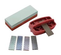 Outil d'affûtage de bord de ski - Kit de tuner de bord de snowboard multi-angle réglable, ensemble d'affûtage professionnel ergonomique latéral et base, 4 pierres diamant et pierre de