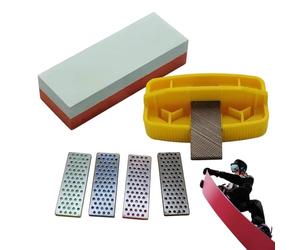 Outil d'affûtage de bords de ski : kit de réglage réglable, ensemble de dispositifs pour affûter les planches de snowboard, aiguiseurs d'entretien des bords, outils d'élimination des bavures