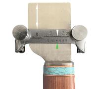 Outil d'affûtage de couteaux - Support de guide d'angle 6 x 2 x 2,5 cm, dispositif d'alignement des rouleaux en acier inoxydable, support d'affûtage de conception à échelle compacte, contrôle précis d