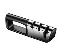 Outil d'affûtage de cuisine | Outil d'affûtage manuel en 3 étapes | Accessoires de cuisine non abrasifs pour cuisinière, chasse, camping, débutants