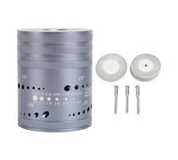 Outil d'Affûtage d'Électrode TIG, Multi-angle 6 Fentes, 48 Trous, Meuleuse en Alliage d'Aluminium avec Angles 7,5° à 30°, Compatible avec Électrodes en Tungstène 5/32-0,040