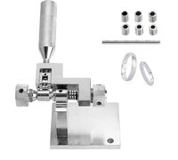 Outil d'agrandissement de bague, kit d'agrandissement de taille de bague réglable avec 6 accessoires, poignée antidérapante, outils de fabrication de bijoux, machine de dimensionnement de précision