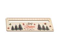 Outil d'aide à la lecture en bois naturel pour les étudiants combinant la fonction de mise au point de la mise au point, marque-pages pour enfants, règle en bois avec guides de lecture pour enfants