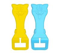 Outil d'aide à la libération de la boucle, moyen facile de déboucher, parfait pour les remises à l'école et les voyages pour libérer la boucle (bleu-jaune, redessiné)