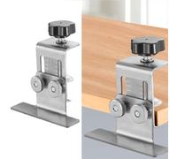 Outil d'aide à l'installation de porte d'armoire 100 x 90 x 25 mm en acier inoxydable pour une finition professionnelle à chaque utilisation conçue pour la simplicité