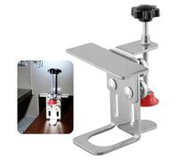 Outil d'aide à l'installation de porte d'armoire, support de panneau réglable en acier inoxydable pour un positionnement précis des armoires murales et inférieures, dispositif de verrouillage rapide