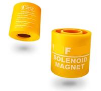 Outil d'aimant de vanne électromagnétique #TLMKC, aimant solénoïde, 18 mm, outil de dépannage pour électrovanne compatible avec la plupart des vannes industrielles, 1 pièce (jaune)