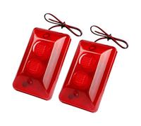 Outil d'alarme de sécurité mural 12 V 15 W 120 dB Son fort et lumière clignotante facile à transporter pour magasin d'usine Alarme LED clignotante pour magasins