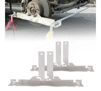 Outil d'alignement avant, plaque d'outil d'alignement de roue en acier inoxydable avec feuille de connexion pour voitures, camions, véhicules tout-terrain B