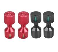 Outil d'alignement de bride de 3,8 cm, broches de positionnement en aluminium avec niveau intégré pour localisateur de bride de tuyau et raccordement, installation de canalisation de soudure (RED2PCS)