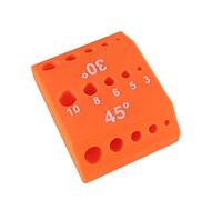 Outil d'alignement de perceuse avec échelles numériques multi-angles pour un guide précis des angles de perçage verticaux et inclinés