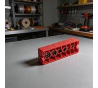Outil d'alignement de perceuse portable avec ouvertures à double échelle et repères de référence pour soutenir un contrôle constant de la profondeur et de l'angle (A)