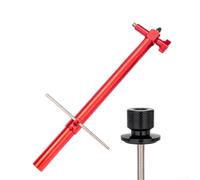 Outil d'alignement du levier de contrôle à double commande pour vélo de route, leviers de frein de vélo, réglage de la hauteur horizontale, angle gauche et droit (rouge)