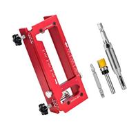 Outil d'alignement professionnel de charnière de porte en aluminium robuste pour perçage d'erreur sur plusieurs types de portes, configurations rapides, positionnement de charnière