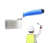 Outil d'angle de cloisons sèches - Acier Inoxydable à l'intérieur de la truelle en plâtre extérieur, poignée Ergonomique pour Finition de Mur Lisse avec débutant et Outils à Main sympathiques pour Le