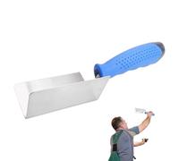 Outil d'angle de cloisons sèches - Acier Inoxydable à l'intérieur de la truelle en plâtre extérieur, poignée Ergonomique pour Finition de Mur Lisse avec débutant et Outils à Main sympathiques pour Le
