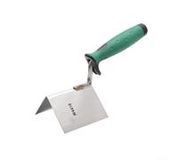 Outil d'angle en acier inoxydable pour cloison sèche avec angle pliable de 90 degrés pour le plâtrage et la maçonnerie avec poignée en caoutchouc confortable (extérieur 1 pièce)