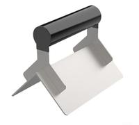 Outil d'angle en acier inoxydable pour cloison sèche avec poignée ergonomique pour la finition du béton et du stuc, convient pour les coins extérieurs et intérieurs, design rivet (2 pièces)