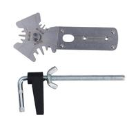 Outil D'angle Professionnel à Fermeture éclair pour le Bricolage du Cuir avec Construction en Acier allié, Réglage des Boutons, Aucun Outil Requis pour L'espacement