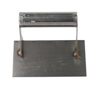 Outil d'angle Yin et Yang en acier inoxydable pour finition murale lisse, 150 mm x 78 mm, durable et résistant aux rayures, pour la décoration de la maison et les projets de construction (extracteur