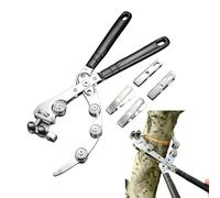 Outil d'anneau d'arbre fruitier - Gadget agricole remplaçable en acier inoxydable - Outil de coupe d'écorce pour arbres fruitiers | Convient pour les branches humides Architecture de paysage de