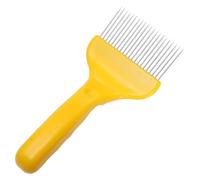 Outil D'apiculture Coupe Miel 21 Dents en Acier Inoxydable Plastique Jaune | Multipurpose, pour Ruche et Opercules, Pratique en Boîte D’équipement, Facile à Utiliser