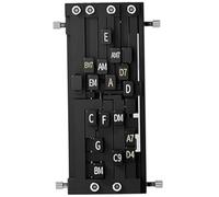 Outil d'apprentissage de la guitare, entraîneur de presse d'accords guitare avec doubles accords pour débutants, aide à la pratique pour développer la force des doigts et la mémoire..