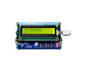 Outil d'apprentissage du code morse avec écran LCD pour entraînement CW et décodage - Kit alimenté par USB 9,7 x 5 cm (coque extérieure)