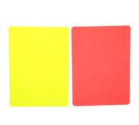 Outil D'arbitre de Football Carton Jaune et Rouge Arbitre Cartes de Jeu D'enregistrement Champions League Cartes Rouges et Jaunes de Football, équipement Futbol