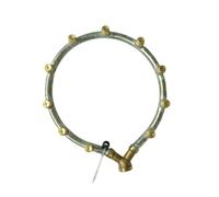 Outil d'arrosage extérieur réglable à 360 degrés en acier inoxydable avec buse rotative pour pelouse, jardin, agricole, buse de pulvérisation de jardin de qualité industrielle