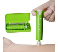 Outil d'aspiration anti-moustiques avec tasse - Extracteur de poison avec boîte de rangement pour randonnée, camping, affaires