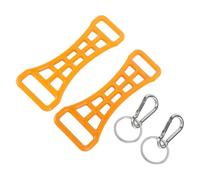 Outil d'assistance à Boucle de Ski de Ski, Usure de Boucle de Portable Résistante Aide 2pcs Aide de Fixation pour Les Amateurs de (Yellow)