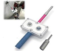 Outil d'assistant professionnel de traction de fil d'électricien, extracteur de câble compact alimenté par perceuse, extracteur automatique de fil électrique pour câblage mural et pêche au conduit (1