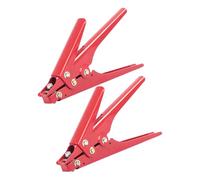 Outil d'attache de câble de tension de 2,4 à 9 mm - Outil de serrage ergonomique rouge pour tendre et couper les câbles - Planificateur de câbles d'atelier