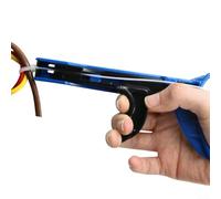 Outil d'attache de câble en plastique avec pince de serrage automatique et cutter pour serre-câbles de 2 4 mm à 4 8 mm, roue de tension réglable pour une gestion précise des faisceaux de câbles