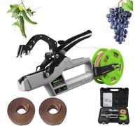 Outil d'attache de Plantes sans Fil avec Rouleau de Fil de Reliure et diamètre de Reliure de 45 mm, Outil d'enroulement Automatique, capacité de 6000 Attaches pour Raisins, tomates, vignes de légumes