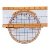 Outil d'aviation avec règle à glissière intégrée pour une meilleure efficacité de navigation dans divers scénarios de vol (B)