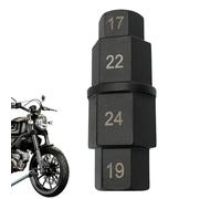 Outil d'Axe Hexagonal pour Motos - Clé à molette de Taille Standard - Manchon de Retrait de Broche en Acier Multifonctionnel Automatique Clé à Douille Hexagonale | Vorde