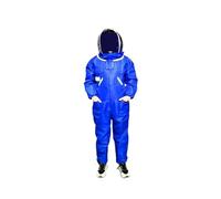 Outil d'culture épaissi intégré, combinaison spatiale for abeilles avec gants en peau de mouton, ensemble complet vêtements Protection contre les piqûres(Pink,160-165cm)