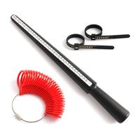 Outil de baguier robuste pour une lecture rapide de la circonférence des doigts, facilitant l'identification correcte de la taille des bagues, calculateur efficace de taille des bagues pour un calcul